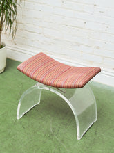 Load image into Gallery viewer, Lucite Base Vanity Chair
