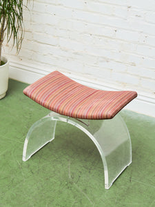 Lucite Base Vanity Chair
