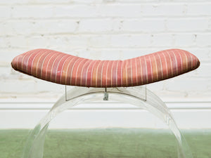 Lucite Base Vanity Chair