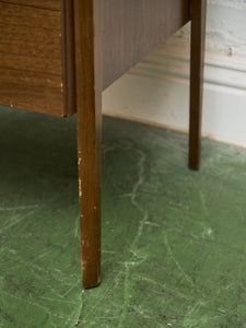 1960s Rattan Front Formica Desk