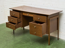 Load image into Gallery viewer, 1960s Rattan Front Formica Desk
