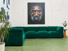 Load image into Gallery viewer, Kelly Green Vintage Modular Sectional
