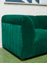 Load image into Gallery viewer, Kelly Green Vintage Modular Sectional
