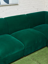Load image into Gallery viewer, Kelly Green Vintage Modular Sectional
