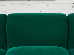 Kelly Green Vintage Modular Sectional