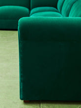 Load image into Gallery viewer, Kelly Green Vintage Modular Sectional
