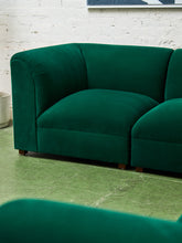 Load image into Gallery viewer, Kelly Green Vintage Modular Sectional
