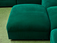 Load image into Gallery viewer, Kelly Green Vintage Modular Sectional
