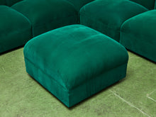 Load image into Gallery viewer, Kelly Green Vintage Modular Sectional
