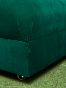 Kelly Green Vintage Modular Sectional