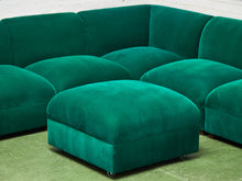 Load image into Gallery viewer, Kelly Green Vintage Modular Sectional
