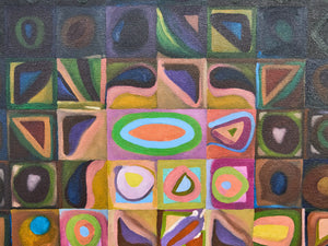 “Focus” Max Moore Painting on Canvas Signed