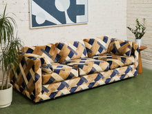 Load image into Gallery viewer, 1970s Geometric Vintage Sofa
