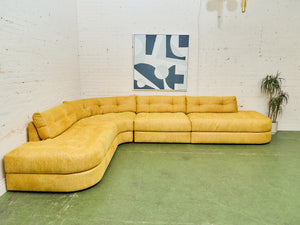 Prima Double Bumper Sectional 4 Piece
