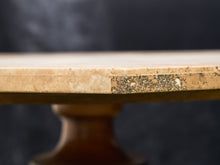 Load image into Gallery viewer, Octagon Travertine 1970s Coffee Table on Pedestal Base
