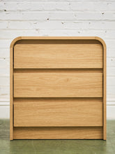 Load image into Gallery viewer, 3 Drawer Blonde Nightstands
