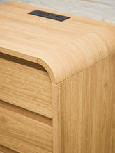 Load image into Gallery viewer, 3 Drawer Blonde Nightstands
