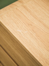 Load image into Gallery viewer, 3 Drawer Blonde Nightstands
