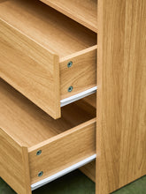 Load image into Gallery viewer, Pair of Double Drawer Blonde Nightstands
