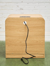 Load image into Gallery viewer, Pair of Double Drawer Blonde Nightstands
