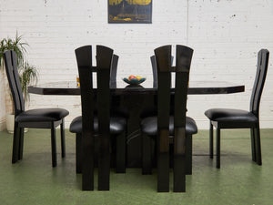 Faux Marble Dining Table