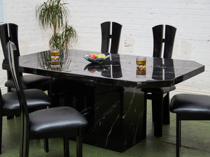 Faux Marble Dining Table