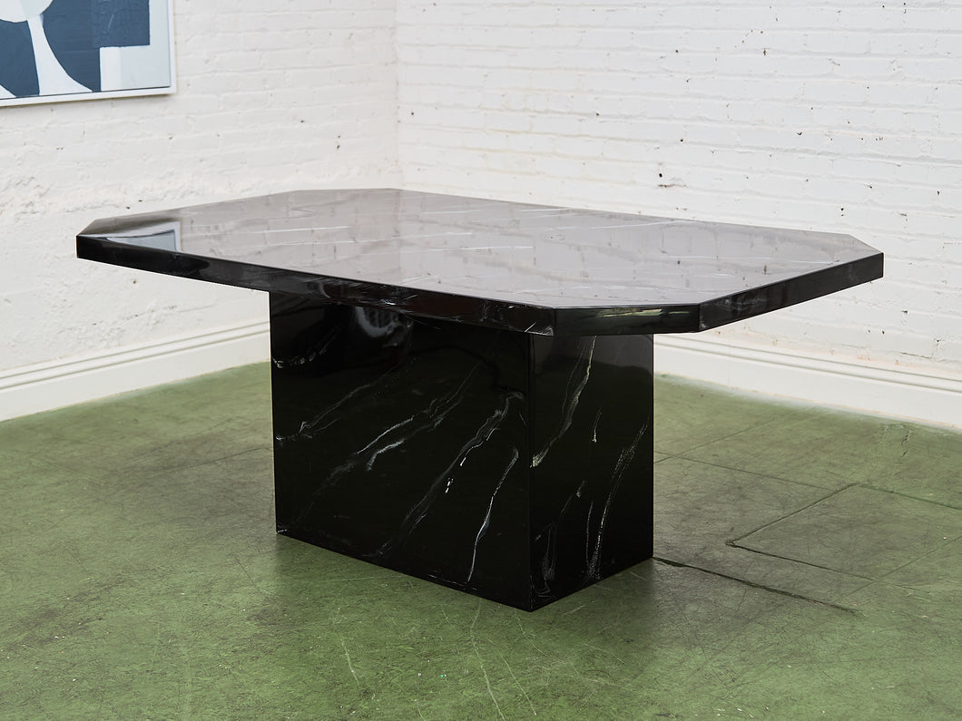 Faux Marble Dining Table