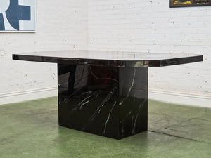 Faux Marble Dining Table