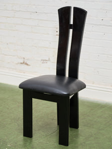 Set of 6 post Modern Dining Chairs