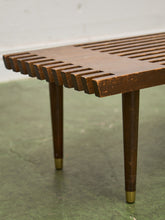 Load image into Gallery viewer, Rustic, Mid-Century Modern Coffee Table with Formica Side Table
