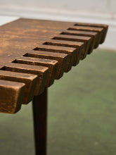 Load image into Gallery viewer, Rustic, Mid-Century Modern Coffee Table with Formica Side Table
