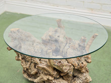Load image into Gallery viewer, Burlwood Vintage Coffee Table
