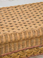 Load image into Gallery viewer, Cottage Chic Rattan Entry Table
