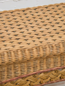 Cottage Chic Rattan Entry Table