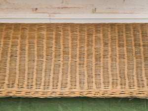 Cottage Chic Rattan Entry Table