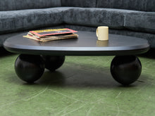 Load image into Gallery viewer, Black Sculptural Coffee Table

