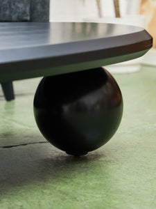 Black Sculptural Coffee Table