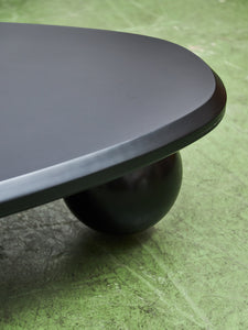 Black Sculptural Coffee Table