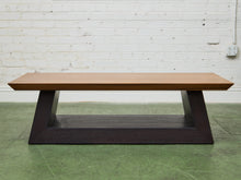 Load image into Gallery viewer, Rectangle Walnut Veneered Coffee Table
