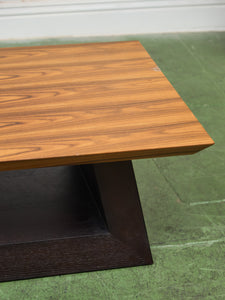 Rectangle Walnut Veneered Coffee Table