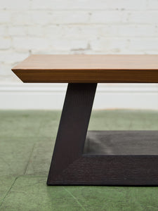 Rectangle Walnut Veneered Coffee Table