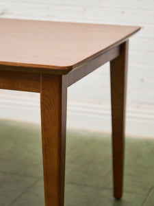 Large Warm Wood Dining Table