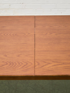 Large Warm Wood Dining Table