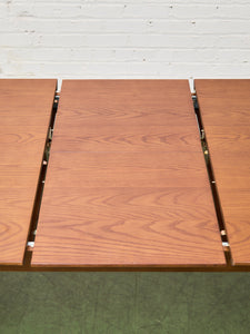 Large Warm Wood Dining Table