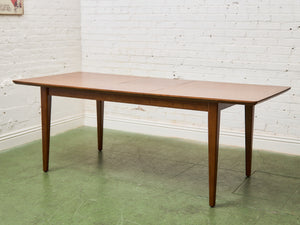Large Warm Wood Dining Table