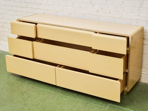 Sand Beige 8 Drawer Post Modern Dresser