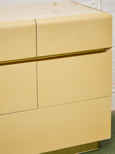 Sand Beige 8 Drawer Post Modern Dresser