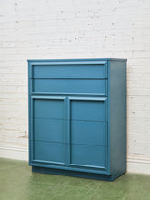 Load image into Gallery viewer, Blue Vintage Framed Highboy
