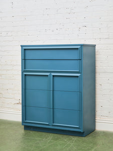 Blue Vintage Framed Highboy