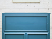 Load image into Gallery viewer, Blue Vintage Framed Highboy
